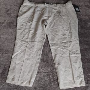 Johnny Bigg NWT Hemsworth Linen Slim Pants Natural